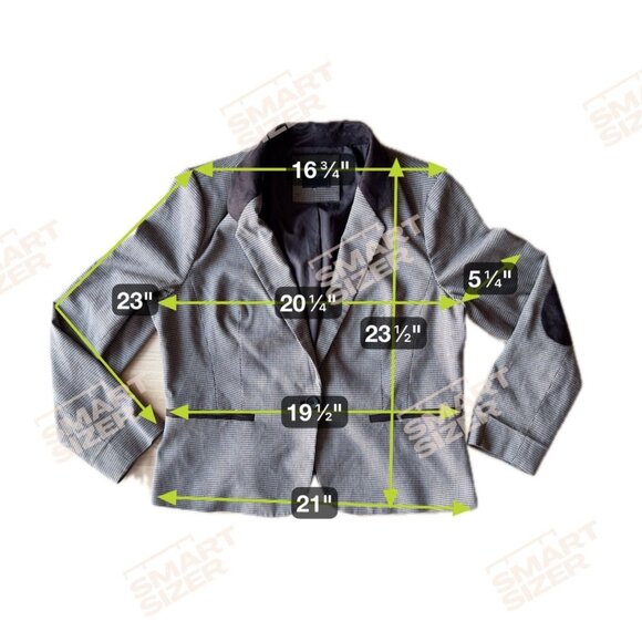 Limited Equestrian Blazer Womens L Jacket Elbow Patches Houndstooth Contrast - Picture 2 of 7